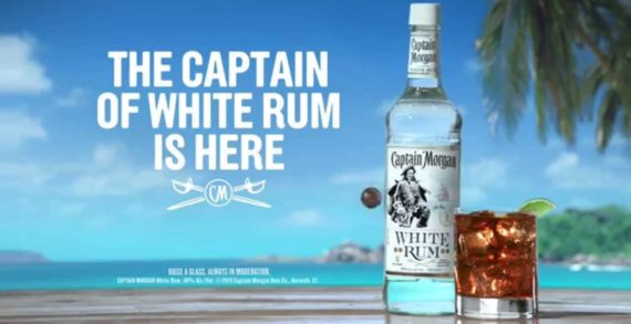 Diageo After White Rum Sector with £1m Captain Morgan White Rum Push