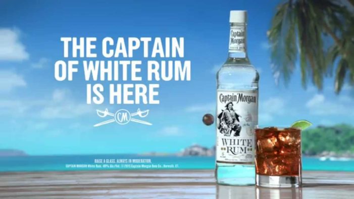 Diageo After White Rum Sector with £1m Captain Morgan White Rum Push