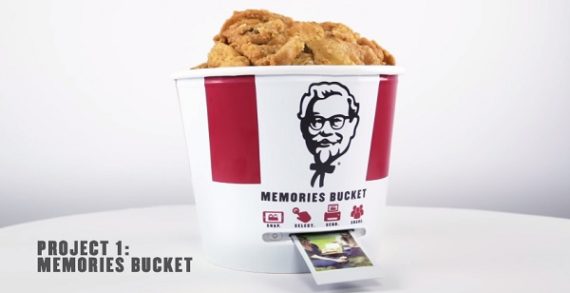 KFC Unveils A Chicken Bucket That Doubles As A Polaroid Printer