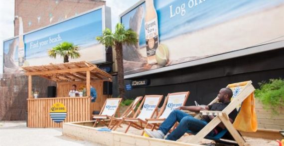 Corona Launches OOH Campaign to Bring the Beach to UK Cities