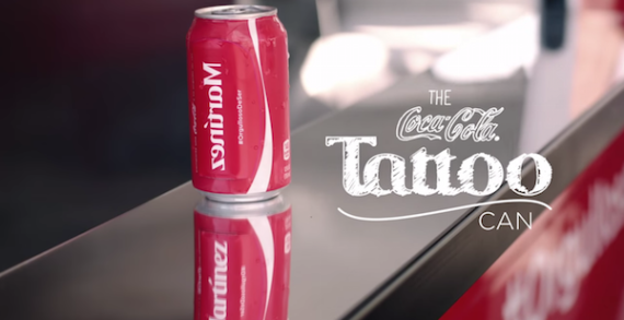 Coca-Cola Cans With Temporary Tattoos Lets You ‘Stamp’ On Your Family Name