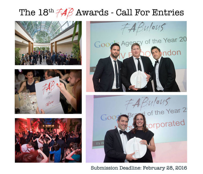 The 18th FAB Awards Are Open For Entries!