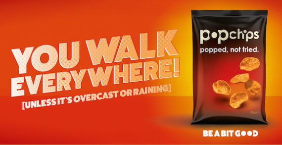 Popchips Recognises ‘Tokenistic’ Efforts of Brits to Stay Healthy