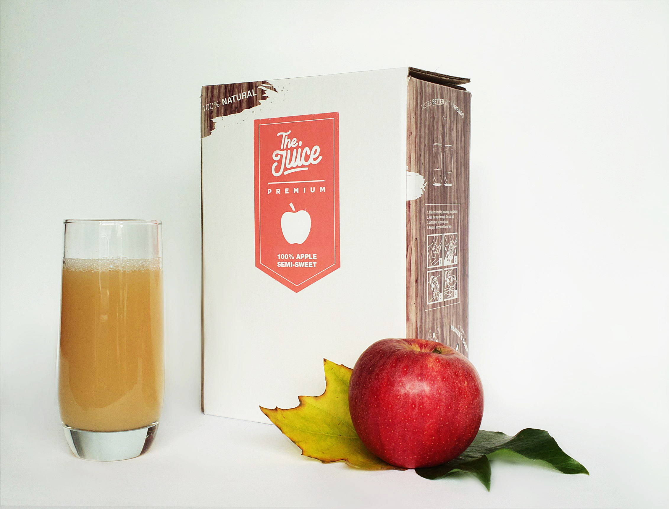 The Juice Premium Semi-sweet Apple 3L