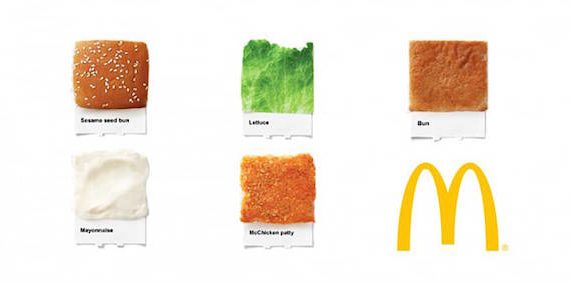 McDonald’s Burgers Creatively Broken Down Into ‘Pantone Swatches’