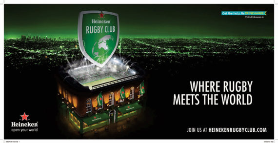 Rothco Opens the Digital Doors of the Heineken Rugby Club…