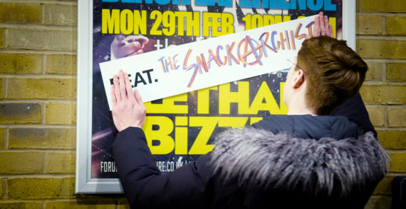 ‘The Snackarchist’ Storms Stage at Lethal Bizzle Performance
