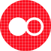 flickr red check circle social media icon
