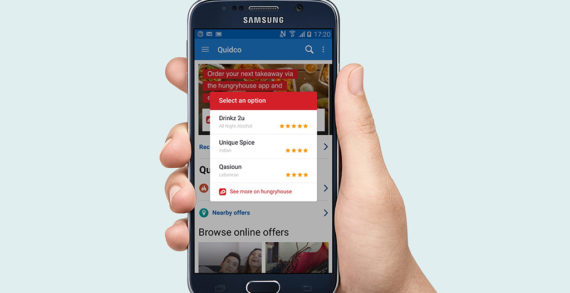 HungryHouse Integrates with Leading UK Cashback Site Quidco