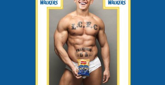 Walkers Strips Gary Lineker to His Undies in Leicester City Tactical Ad