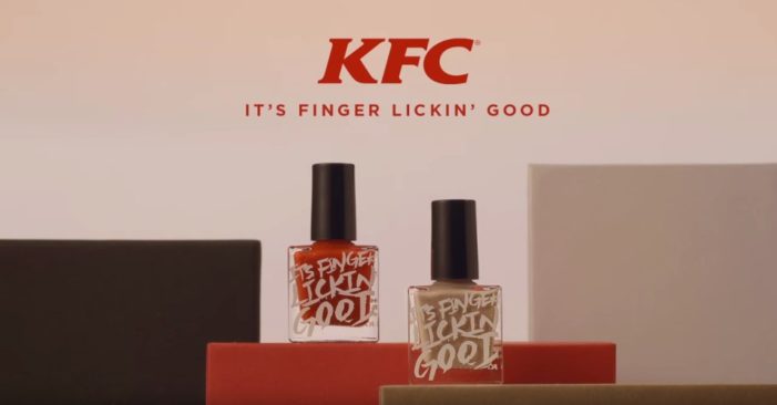 KFC Announce ‘Finger Lickin’ Good’ Nail Polish that Tastes Like Chicken