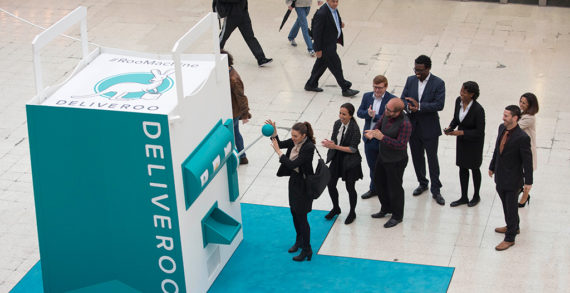 Deliveroo Installs Giant Slot Machine at Waterloo for New Promotion