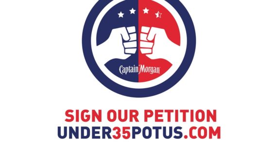 Captain Morgan Asks the US to Allow Under 35s to be President