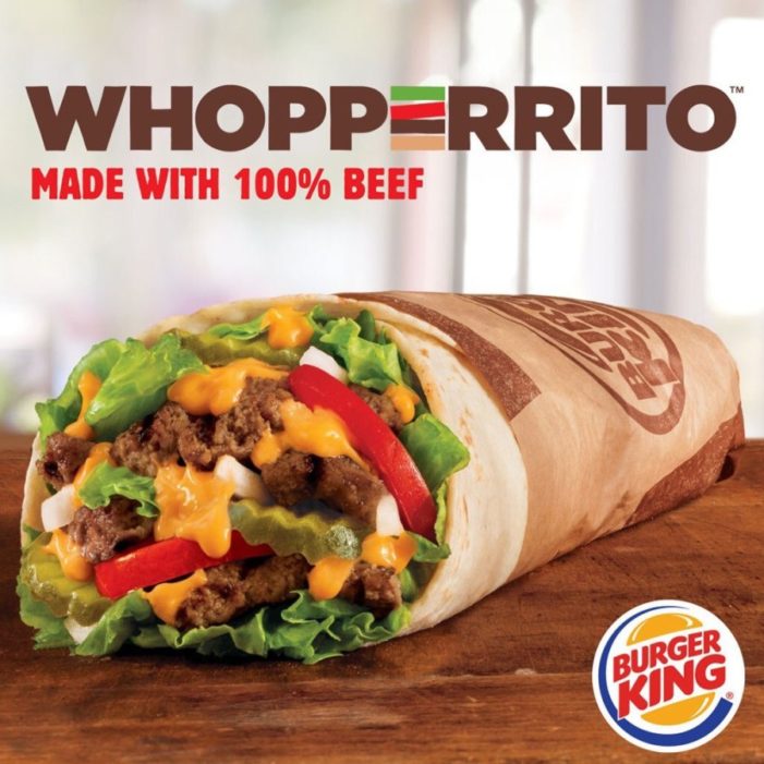 Burger King Introduces Whopperito, a Whopper Burrito