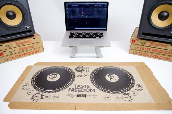 Pizza Hut’s Playable DJ Pizza Box Puts a New Spin on Food Promos