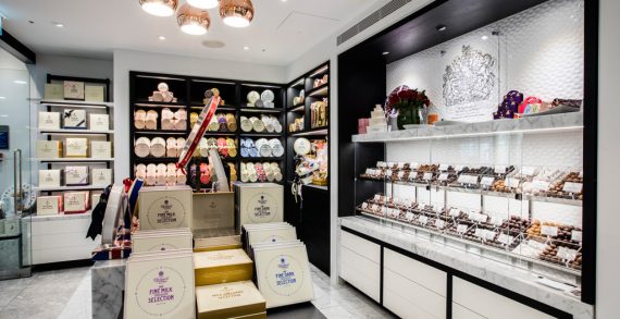 Charbonnel et Walker’s Canary Wharf Store Gets a Fresh New Look