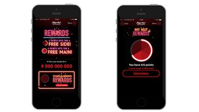 Pizza Hut Rolls Out Loyalty App in the UK