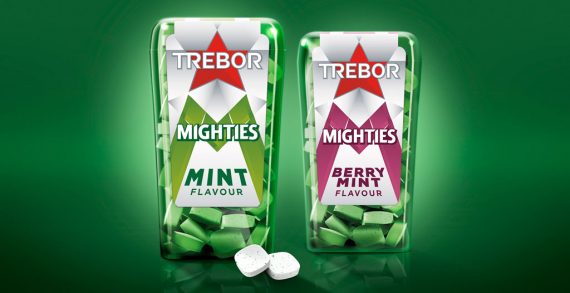 New Trebor Mighties Pack a Bold & Minty Punch with Design by Bulletproof