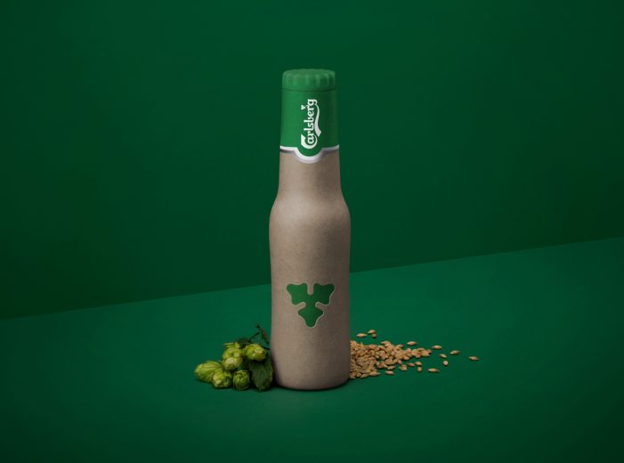 Carlsberg Unveils New Green Fiber Bottle Design