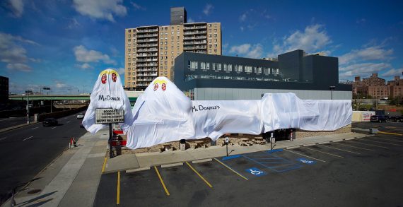 Burger King Dressed Up as the Ghost of McDonald’s in this Scary Good Halloween Prank