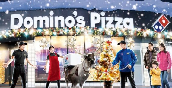 Domino’s Trains Reindeer to Deliver Pizza for Christmas in Japan
