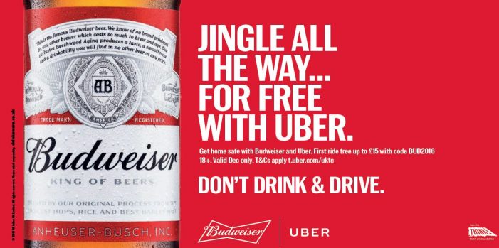 Budweiser Team with Uber to Launch its Biggest Ever Responsible Drinking Push