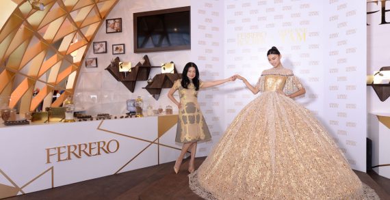 Designer Vivienne Tam Creates Ferrero Rocher-inspired Gown for Christmas