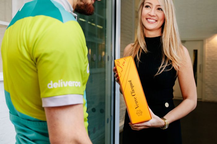 Veuve Clicquot Delivered at the Touch of a Button Courtesy Deliveroo