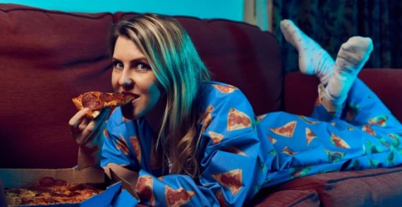 Domino’s Wipeable Adult Onesie is the Ultimate Uniform for Messy Pizza-Lovers