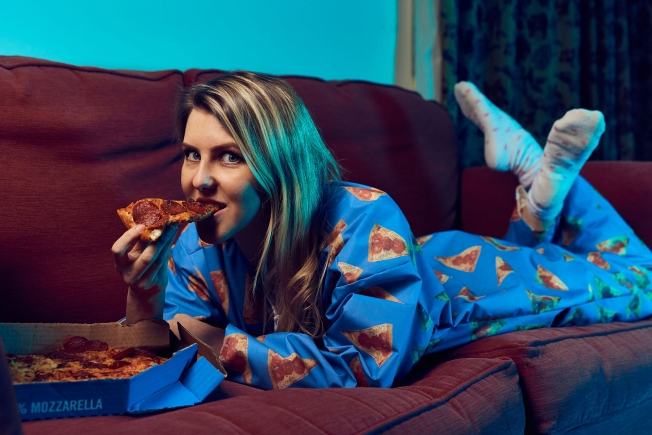 Domino’s Wipeable Adult Onesie is the Ultimate Uniform for Messy Pizza-Lovers