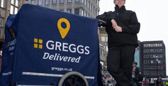 Greggs Trials Delivery Service in London and Newcastle