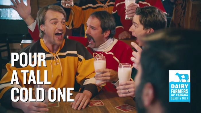 Dairy Farmers of Canada Encourages You To ‘Pour A Tall Cold One’