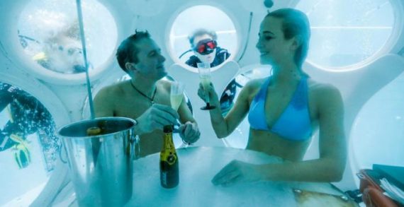 Unique Underwater Restaurant Makes Customers Scuba Dive For Their Food