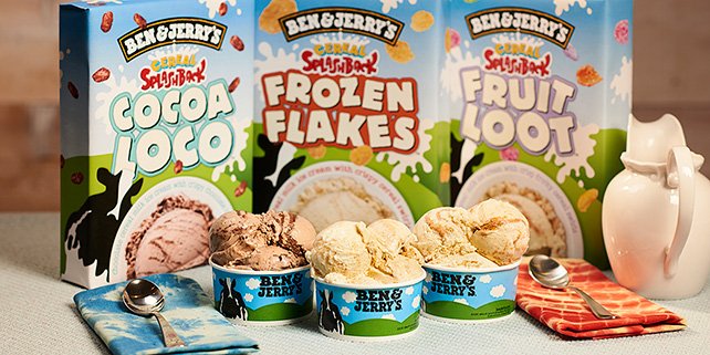 Ben & Jerry’s Unveils Three New Ice Cream Flavours That Taste Like Cereal