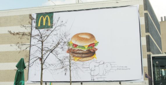 McDonald’s Got NYC’s Bushwick Collective to Paint Bagel Burgers on Billboards All Over the Netherlands
