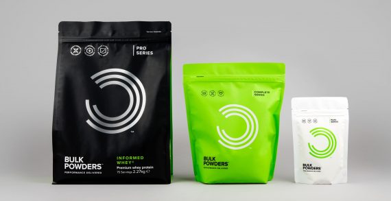 Robot Food Packs a Punch with Progressive New Branding for BULK POWDERS