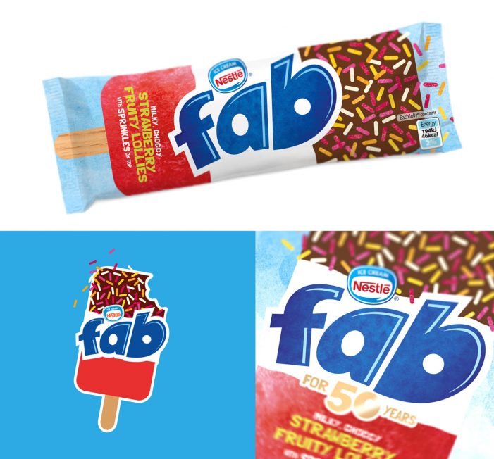 FAB at 50! Springetts Redesigns FAB Lollies for Froneri