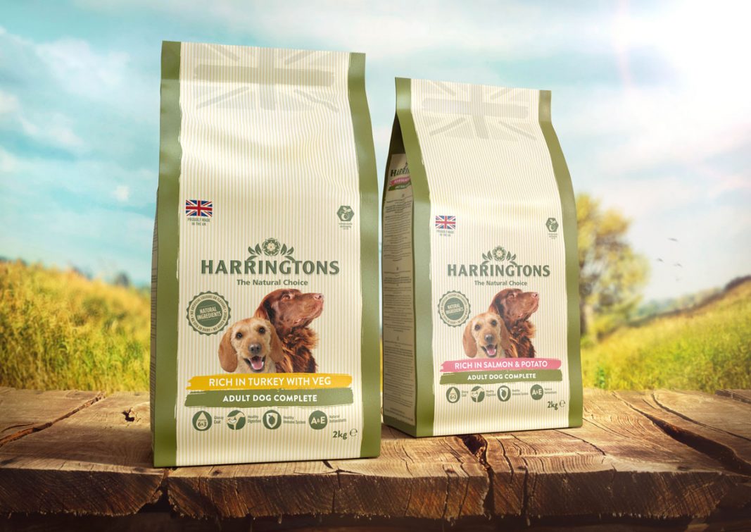 Harringtons Dog Food Launches New Crafted Look Packaging by Hornall