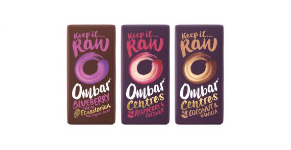 Mood Foods Retain Ocean Branding to Redesign their OMBAR Chocolate Brand