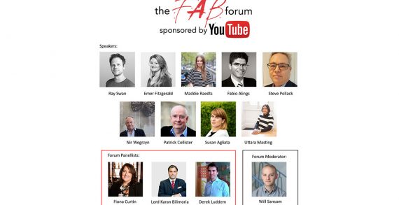The FAB Awards Announce Speakers & Panelists for the YouTube Supported FAB Forum
