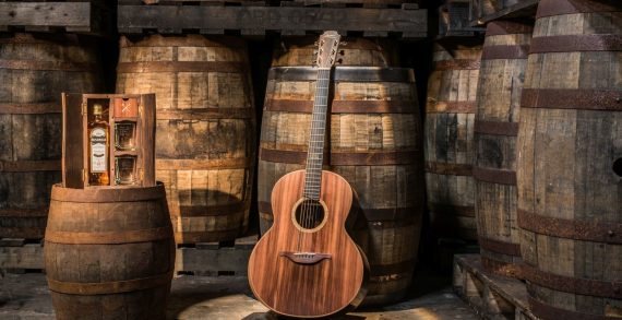 Bushmills and Lowden Launch Limited Edition Guitar Made from Whiskey Barrels and Ancient Bog Oak