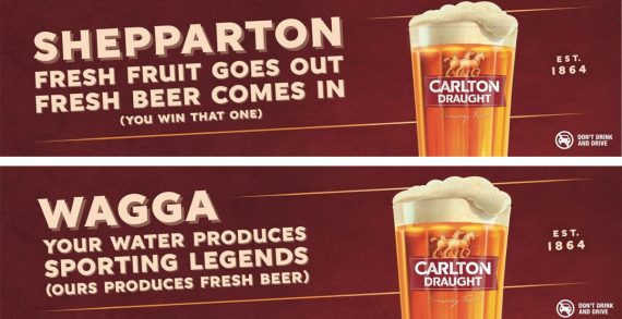 Carlton Draught Takes Road Trip to Iconic Regional Cities in Australia