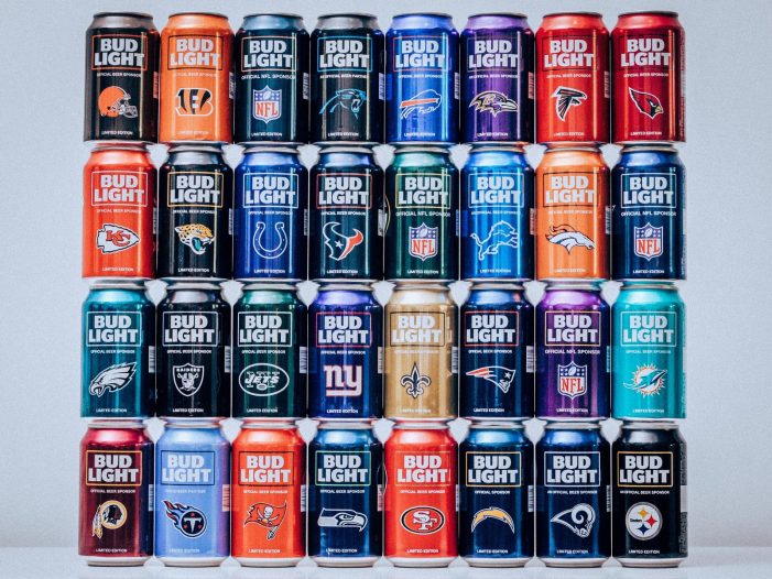 Bud Light Kicks Off 2017 NFL Season With Newly Designed Team Packaging