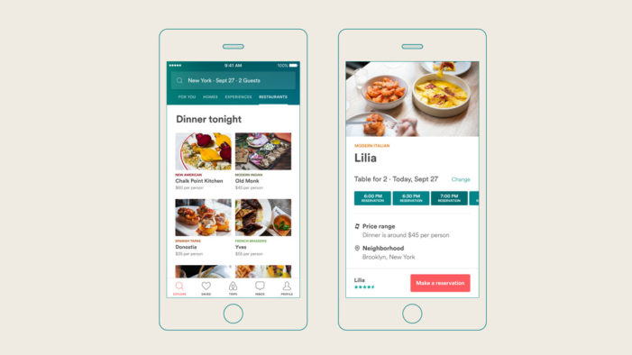 Airbnb and Resy Team Up to Offer In-App Restaurant Reservations