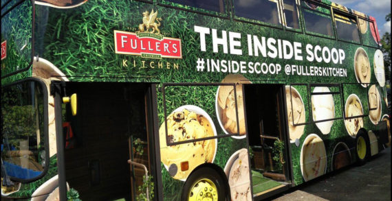 Double Decker Bus Launches Ice-Cream Tour for Fuller’s Kitchen in the UK