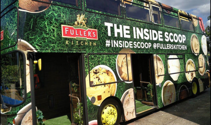 Double Decker Bus Launches Ice-Cream Tour for Fuller’s Kitchen in the UK