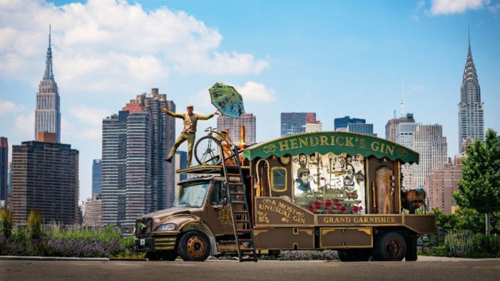 Hendrick’s Gin Continues Cross-Country Quest in the US with a Giant, Traveling Cucumber Garnisher