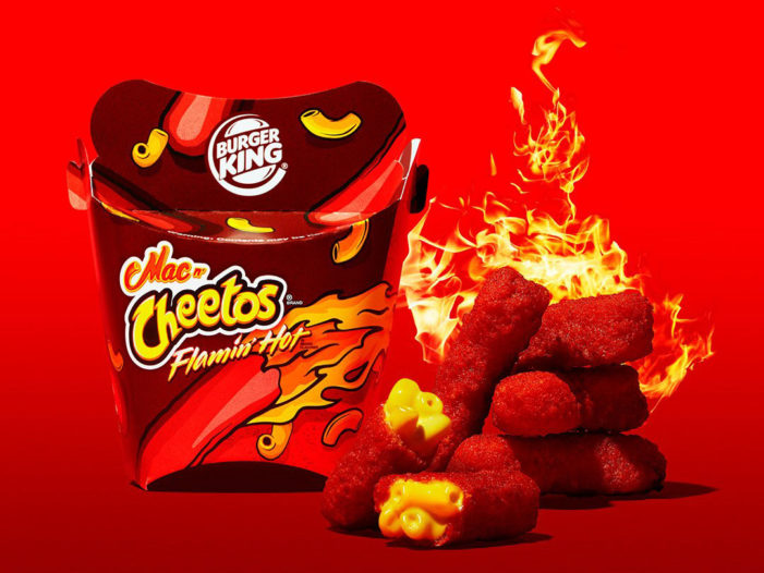 Burger King and Cheetos Introduce Flamin’ Hot Mac n’ Cheetos