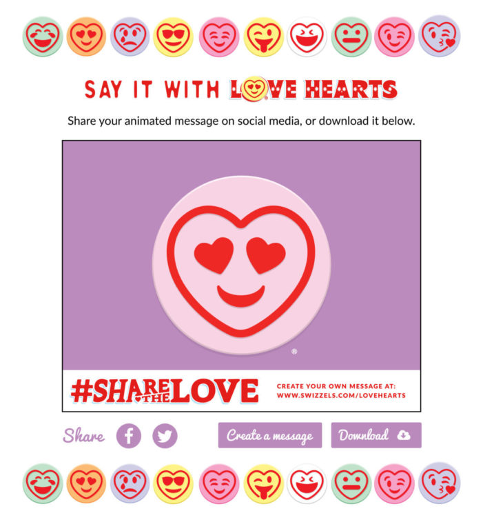 Iconic Love Hearts Brand Receives A Modern Makeover Supported by Digital Campaign