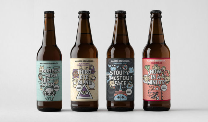 These Humorous Beer Labels Are Inspired By Skateboard Graphics